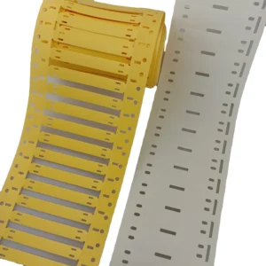 CHINEE Soft Flame Resistance Yellow White Plastic Cable Label Marker Tag cable tie label