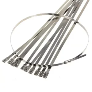 CHINEE Stainless Steel Self Locking Solar Metal Adjustable Cable Ties