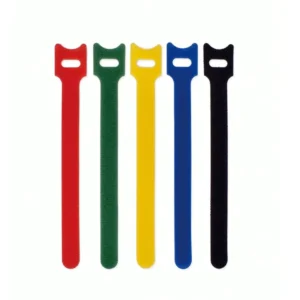 CHINEE Stock Cat Head Cable Ties 12mm Self Locking Double Sided Self Adhesive Reusable Adjustable Hook Loop Straps Polyester Nylon