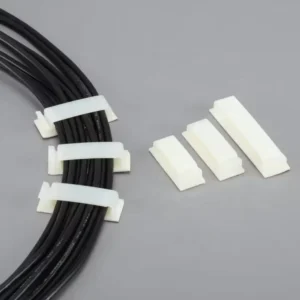 CHINEE Strong Self Adhesive Plastic Nylon PA66 Cable Clips Clamps TV PC Wire Holder Cable Management Organizer Black White CE Certified