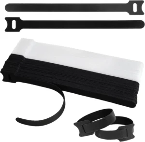 CHINEE Sustainable Eco Friendly Self Adhesive Double Sided Polyester Nylon Back Back Hook Loop Cable Tie Fastening Cable