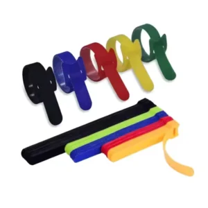 CHINEE T shaped Back to back Velcro Data Cable Tie Customization Reusable 100% Velcro Nylon Hook Loop