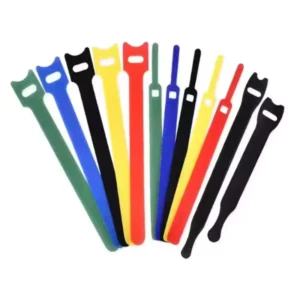 CHINEE T shaped Cable Ties Customized Color Back to back Velcro Self adhesive Nylon cat Head Tool Straps