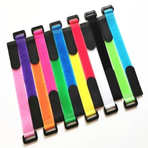 CHINEE T shaped Hook and Loop Tie Back to back Wire and Network Cable Storage Reverse Buckle Nylon Fixed Strap