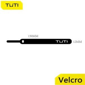 CHINEE TUTI Durable Reusable Velcro 1.5*1.2cm Nylon Reusable Velcro Cable Ties OEM Practical Storage Tie Velcro for Cable