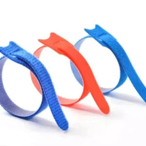 CHINEE Tool Straps with Velcro Customized Color Back to back Self-adhesive Nylon Data Cable Ties T-shaped cat Head