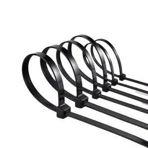 CHINEE UV Protected Self-Locking Nylon 66 Cable Ties White Black 8*300mm 100mm 12mm Industrial Use