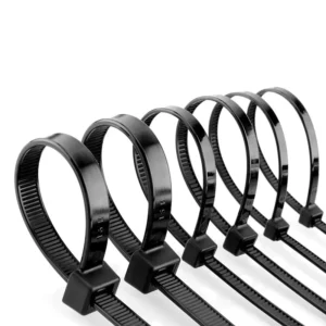 CHINEE UV Protection Black High-quality Self-locking Nylon66 Cable Ties Strong Stensile Strength Custom Size ROHS CE ISO9001