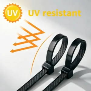 CHINEE UV Resistant Anti Aging Cable Ties for Outdoor Sun Exposure Weather Resistant Garden Zip Ties 2*100mm