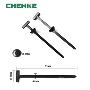 CHINEE Upgraded Black Nylon UV Resistant Zip Ties Heavy Duty Self Locking Cable Tie Buckle for Car Repairs Universal Cable Management