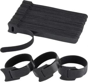 CHINEE Versatile Reusable 15 cm Nylon Self adhesive Hook Loop Adjustable Cable Ties 12mm Width Strong Adhesive for Various Applications