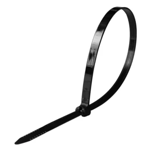 CHINEE WANDU Black And White 3*100MM 100pcs/bag Industrial Grade Cable Ties 304 Metal Tooth Cable Tie