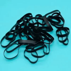 CHINEE Weather Resistant Silicone Rubber Loop UV Stable Cable Tie for Outdoor Electronics & Solar Panel Wires
