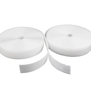 CHINEE White 30MM Self-adhesive Eco-Friendly Nylon Mixed Polyester Standard Sew on Hook and Loop Fastener Tape