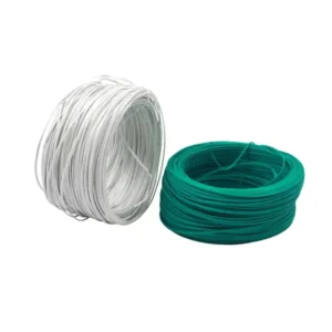 CHINEE White Green Black Red PVC Customized Colorful Reusable Acid Alkali Resistant Twisted Wire Ties 90M Length Industrial 0.45mm