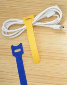 CHINEE Wire and Data Cable Storage Fixing Self adhesive Cable Management Tape Nylon Back to back Velcro Cable Ties