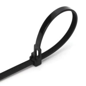 CHINEE X11 Reusable Nylon PA66 Zip Ties 4.8*200mm High Quality Releasable Cable Ties CE Certified Fire Rating 94V 2 Working Temp