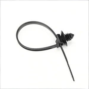 CHINEE X178 Cable Tie with Fir Tree Socket 4.6*165mm Nylon Christmas Tree Zip Tie for 0.5 6mm Plate Thickness & 6.0 7.0mm Hole Diameter