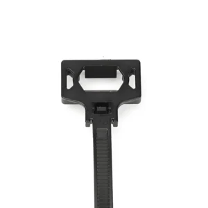 CHINEE X195 Self Locking Stud Mount Cable Ties 4.7*225mm Nylon 66 Zip Ties for M5 M6 T5 T6 Bolts