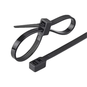 CHINEE X37 Self-Locking Nylon 66 Double Head Zip Ties 4.8*370mm Double Loop Cable Ties