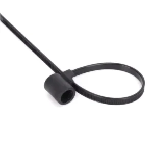 CHINEE X67 Self Locking Cable Ties 4.6*160mm Nylon 66 with M6 Bolts Stud Mount Type CE Certified 40~+120