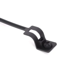 CHINEE X79 Self Locking Stud Mount Cable Ties 6*160mm Nylon 66 for M5 & M6 Bolts