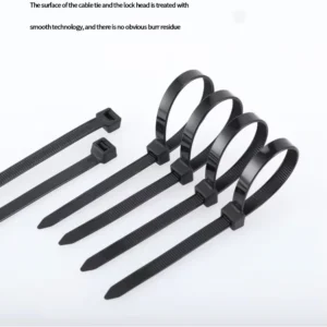 CHINEE XG 12x250mm 3.6mm Self Locking Nylon 66 UV Resistant Cable Ties 80kg 176lbs Tensile Strength Electrical Industrial Working