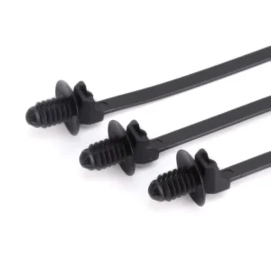 CHINEE XG Fir Tree Self Locking Nylon 66 Cable Tie 4.6x165mm Aperture 6.3 7mm Plate Thickness 0.5 7mm