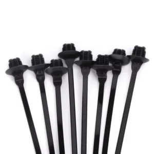 CHINEE XG Self Locking Nylon PA66 X73 Cable Zip Ties 5mm X220mm Oval Hole Fixation Fire Rating 94V 2 for Industrial Electrical