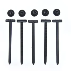 CHINEE XINJU 100pcs Self Locking Nylon Cable Zip Tie Buckles UV Resistant Black 94V 2 Fire Rating 10~+80 Fits 90% Car Models Pin
