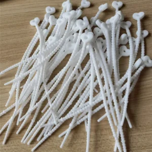 CHINEE YDS 130mm Silicone Cable Ties Cord Organizer Wrap Reusable Washable Wire Management Heart Shape Elastic Charger Cable Strap Ties