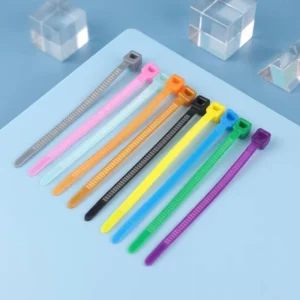 CHINEE YDSL 2.5*200mm Colored Nylon Self Locking Cable Tie with Customizable Dimensions for Electrical and Industrial Use