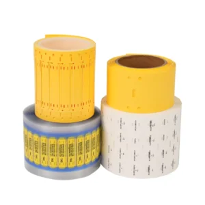CHINEE Yellow White Cable Label Marker Tag Printable Cables Tie on Marker Heat Shrink Identification Cable Label TAG Tie