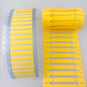 CHINEE Yellow White Plastic Cable Label Wire Marker Tag Cable Tie Label
