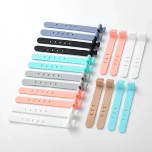 CHINEE Youyixuan Anti Loss Earphone Soft Tape 3 5 Holes Data Cable Protective Cover Silicone Strap Organizer Wire Tie Cutting Rubber