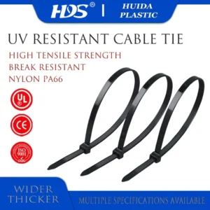 CHINEE Zip Ties 100 Pack Heavy Duty Cable Ties UV Resistant Plastic Wire Tie Wraps Small Cord Management for Home Office Gardening